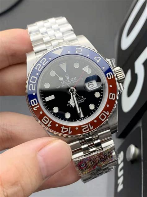 rolex gmt master ii original vs fake|rolex gmt pepsi holes.